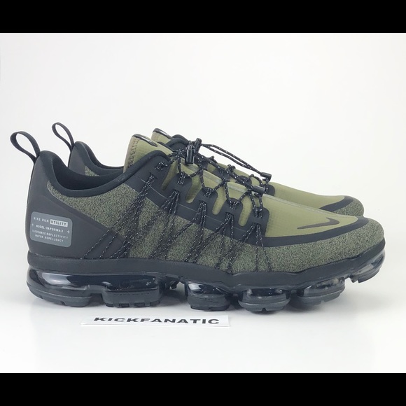 New Nike Air Vapormax Run Utility Olive Shoes - Picture 2 of 7